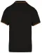 K250 - Polo korte mouwen Black / Red / Yellow