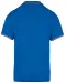 K250 - Polo korte mouwen Light Royal Blue / Red / White