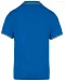 K250 - Polo korte mouwen Light royal blue/Yellow/White
