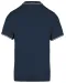 K250 - Polo korte mouwen Navy / Light Grey / White
