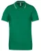 K250 - Polo korte mouwen Kelly green/Light grey/White