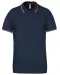 K250 - Polo korte mouwen Navy / Wine / White