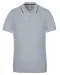 K250 - Polo korte mouwen Oxford Grey / Navy / White