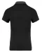 K261 - Tweekleurige damespolo jersey Black / Dark Grey Heather