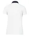 K261 - Tweekleurige damespolo jersey White / Navy