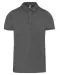 K262 - Herenpolo korte mouwen van jersey Grey Heather