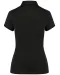 K263 - Damespolo korte mouwen van jersey Black