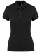 K263 - Damespolo korte mouwen van jersey Black
