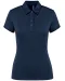 K263 - Damespolo korte mouwen van jersey Navy