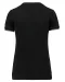 K394 - Dames-t-shirt piqué V-hals Black / Light Grey / White