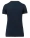 K394 - Dames-t-shirt piqué V-hals Navy / Light Grey / White
