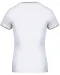 K394 - Dames-t-shirt piqué V-hals White / Navy / Red