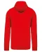 K438 - Vestje van licht katoen met capuchon Red