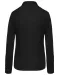 K510 - Damesblouse in popeline met lange mouwen Black