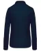 K510 - Damesblouse in popeline met lange mouwen Navy