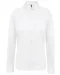 K510 - Damesblouse in popeline met lange mouwen White