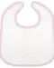 K833 - Slabbetje White / Pink
