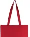 KI0223 - Shopper bag long handles Cherry Red