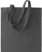 KI0223 - Shopper bag long handles Dark Grey