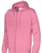 HOODIE FULL ZIP MAN - GOTS GECERTIFICEERD Roze