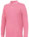 POLO PIQUE LONG SLEEVE MAN - GOTS GECERTIFICEERD Roze