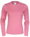 T-SHIRT LONG SLEEVE LADY - GOTS GECERTIFICEERD Roze