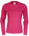 T-SHIRT LONG SLEEVE LADY - GOTS GECERTIFICEERD Fuchsia