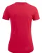 American U  T-Shirt Dames Rood