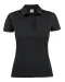Surf Polo Pique Dames Zwart