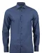 Purple Bow 143  Hemd Slim Fit Heren Middenblauw gestreept