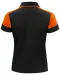 Prime Polo Dames Zwart/oranje