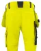 6527 SIGNALISATIESTRETCHBROEK MET SPIJKERZAKKEN EN 37,5™ TECHNOLOGIE EN ISO 20471 KLASSE 2 Geel/zwart