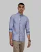 Red Bow 121  Hemd Slim Fit Heren Blauw