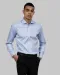 Black Bow 60  Hemd Slim Fit Heren Lichtblauw