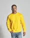 SWEATER CREW NECK UNISEX - GOTS GECERTIFICEERD Geel