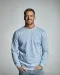 SWEATER CREW NECK UNISEX - GOTS GECERTIFICEERD Wit
