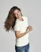 T-SHIRT LADY - GOTS GECERTIFICEERD Wit