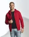 HOODIE FULL ZIP MAN - GOTS GECERTIFICEERD Wit