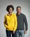 SWEATER HALF ZIP UNISEX - GOTS GECERTIFICEERD Wit