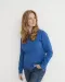 SWEATER CREW NECK LADY - GOTS GECERTIFICEERD Blauw