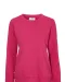SWEATER CREW NECK LADY - GOTS GECERTIFICEERD Fuchsia