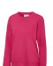 SWEATER CREW NECK LADY - GOTS GECERTIFICEERD Fuchsia
