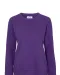 SWEATER CREW NECK LADY - GOTS GECERTIFICEERD Wit