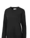 SWEATER CREW NECK LADY - GOTS GECERTIFICEERD Zwart