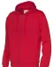 HOODIE FULL ZIP MAN - GOTS GECERTIFICEERD Rood