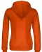 HOODIE FULL ZIP LADY - GOTS GECERTIFICEERD Oranje