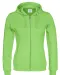 HOODIE FULL ZIP LADY - GOTS GECERTIFICEERD Groen