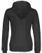 HOODIE FULL ZIP LADY - GOTS GECERTIFICEERD Zwart