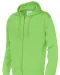 HOODIE FULL ZIP MAN - GOTS GECERTIFICEERD Groen