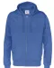 HOODIE FULL ZIP MAN - GOTS GECERTIFICEERD Blauw